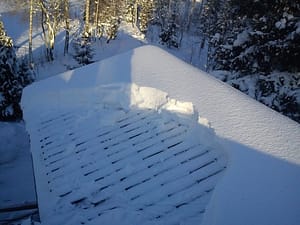 Snöskottning i Hofors